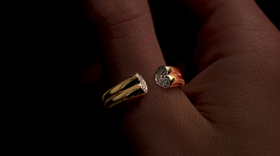 Anello con cuore Linea Bonisé